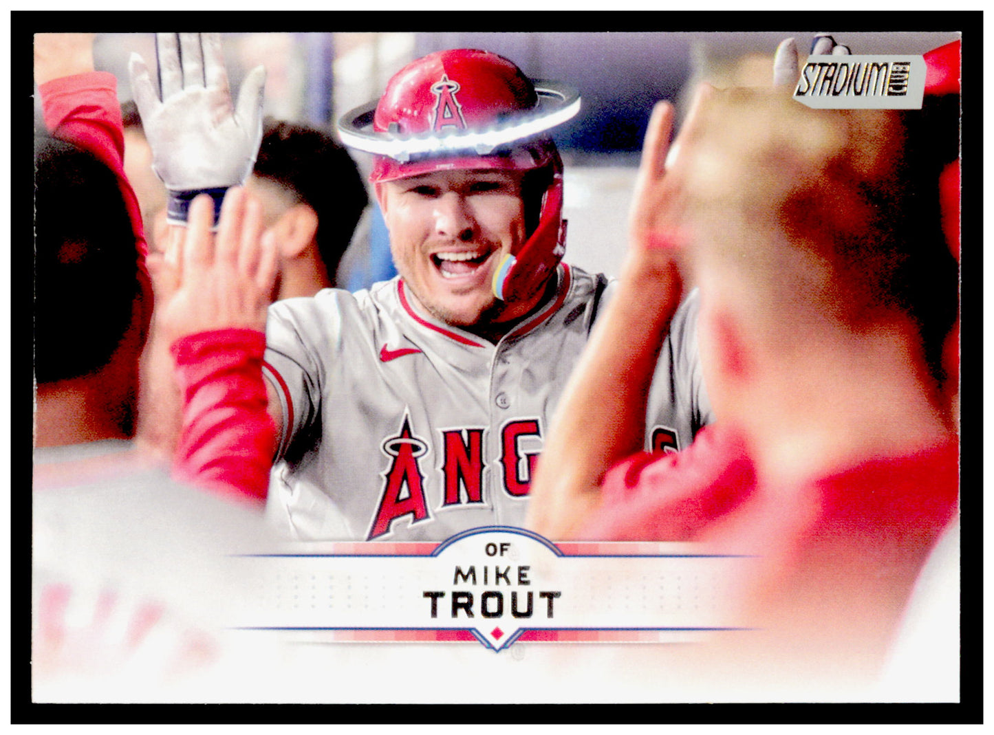 2025 Stadium Club Mike Trout Card Los Angeles Angels #32