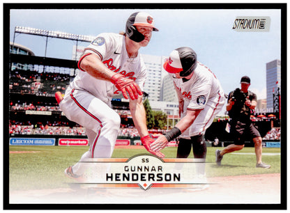 2025 Stadium Club Gunnar Henderson Card Baltimore Orioles #96