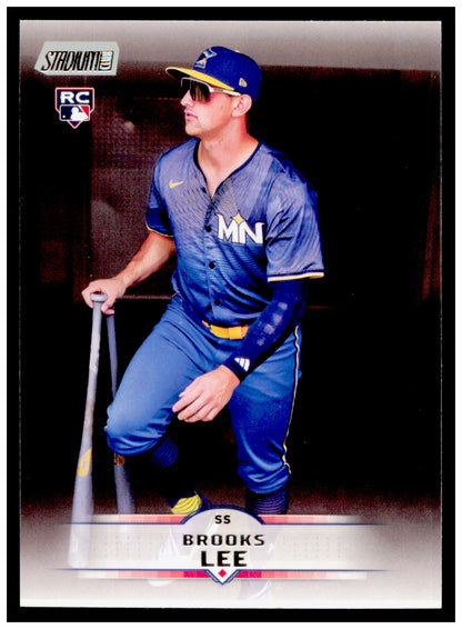 2025 Stadium Club Brooks Lee Card RC Minnesota Twins #141