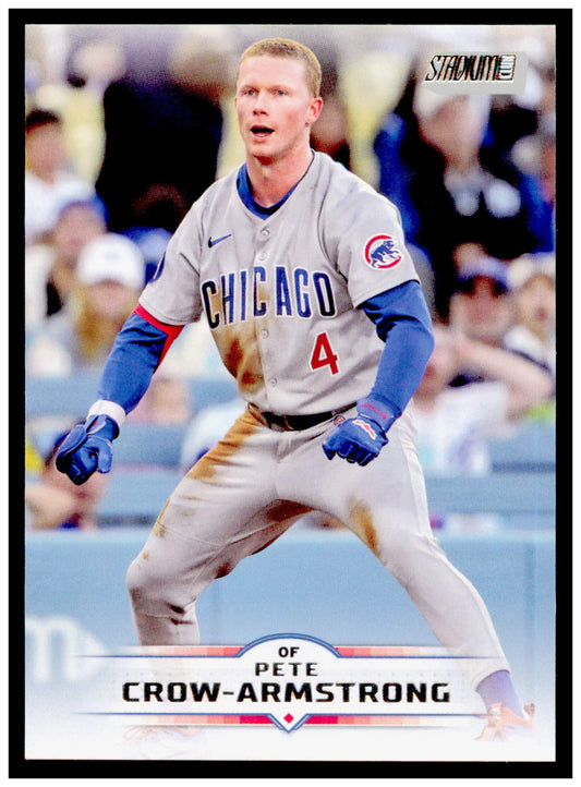 2025 Stadium Club Pete Crow-Armstrong Card Chicago Cubs #86
