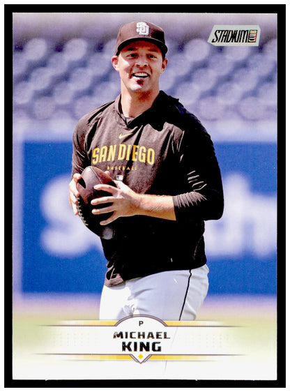 2025 Stadium Club Michael King Card San Diego Padres #128