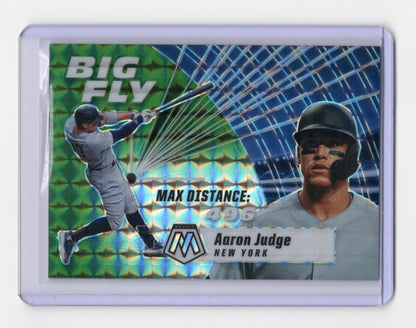 2021 Panini Mosaic Aaron Judge Card Big Fly Mosaic Green New York Yankees #BF8