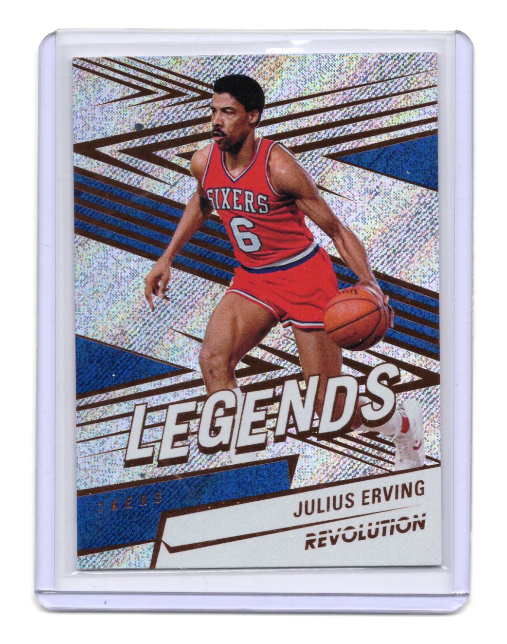 2024-25 Panini Revolution Julius Erving Legends #153 76ers Dr J