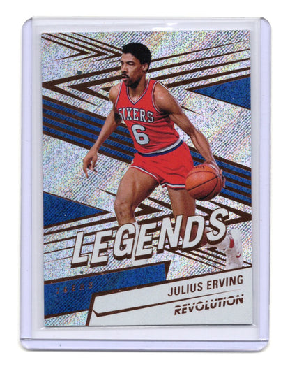 2024-25 Panini Revolution Julius Erving Legends #153 76ers Dr J