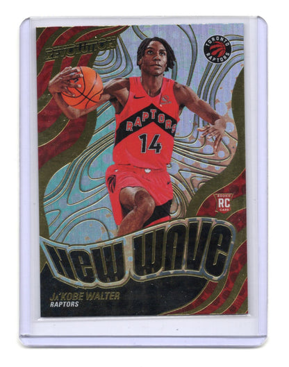 2024-25 Panini Revolution Ja'Kobe Walter Card New Wave Toronto Raptors #21
