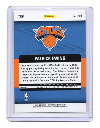 2024-25 Panini Revolution Patrick Ewing Card New York Knicks #164