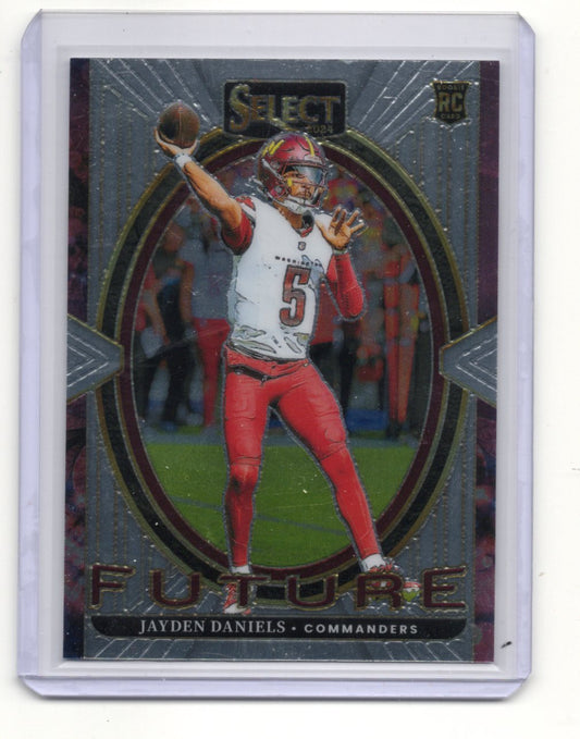 2024 Panini Select Jayden Daniels Card Select Future Washington Commanders #4