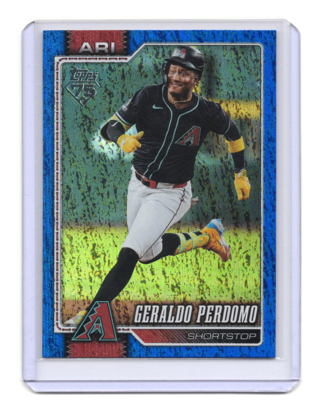 2026 Topps Geraldo Perdomo Card Blue Holo Foil SN Arizona #/150