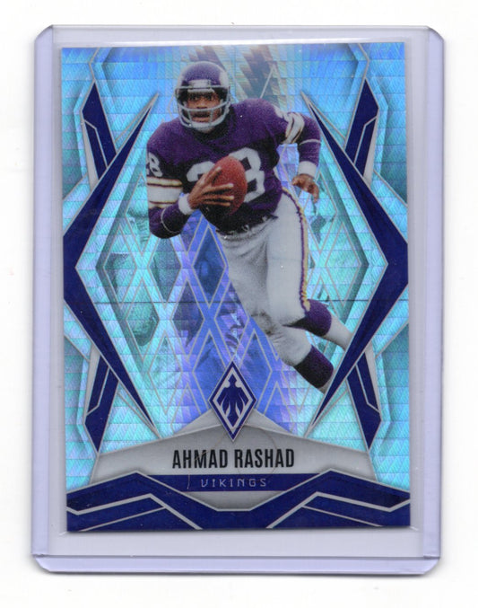 2025 Panini Phoenix Ahmad Rashad Card Silver Prizm Minnesota Vikings #50
