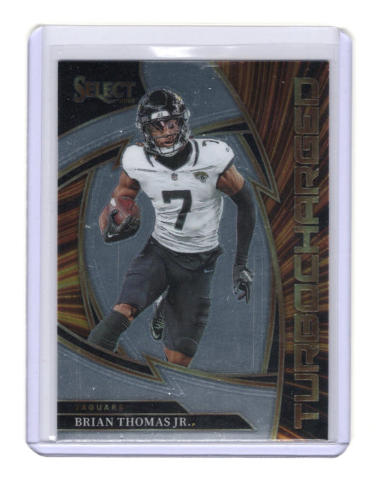 2025 Panini Select Brian Thomas Jr. Card Turbocharged Jacksonville Jaguars #24