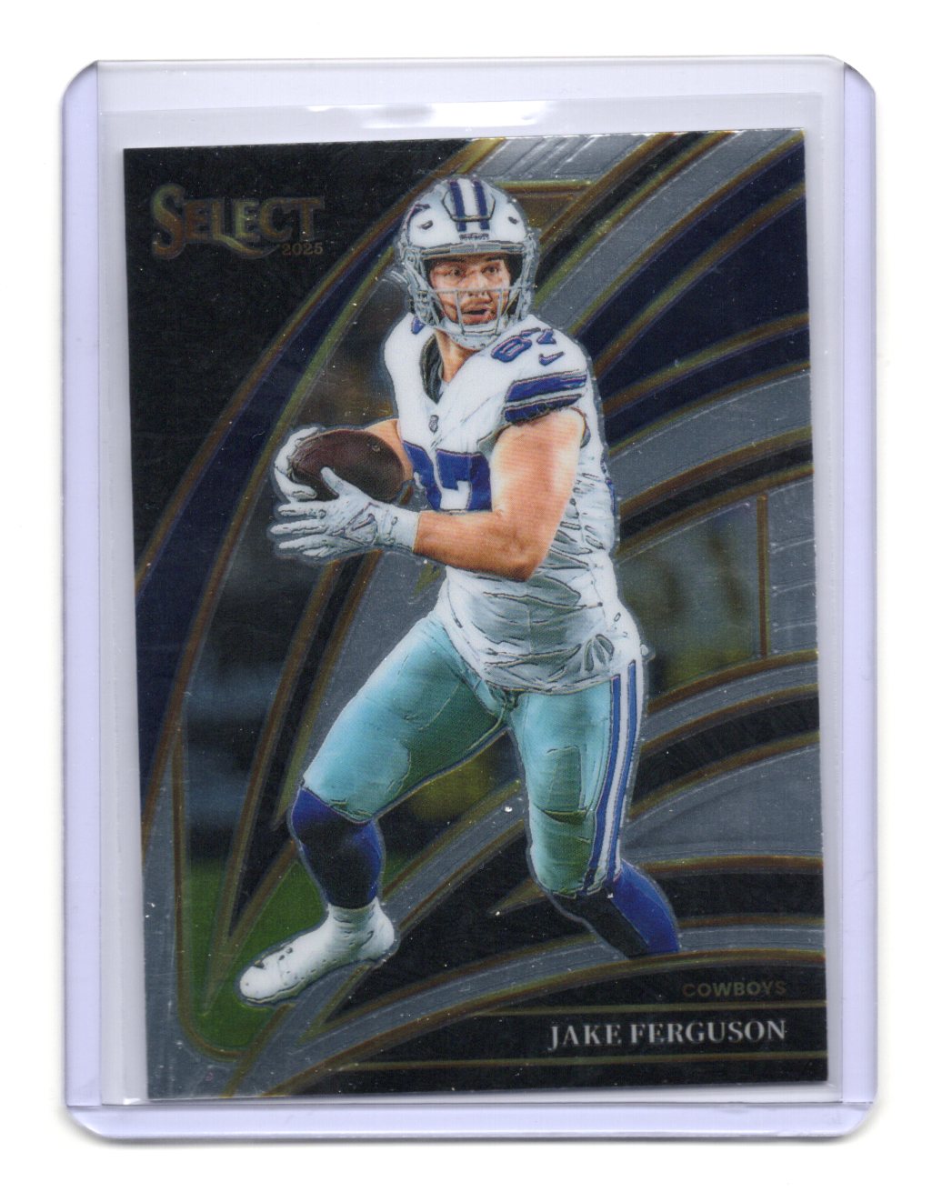 2025 Panini Select Jake Ferguson Card Dallas Cowboys #297