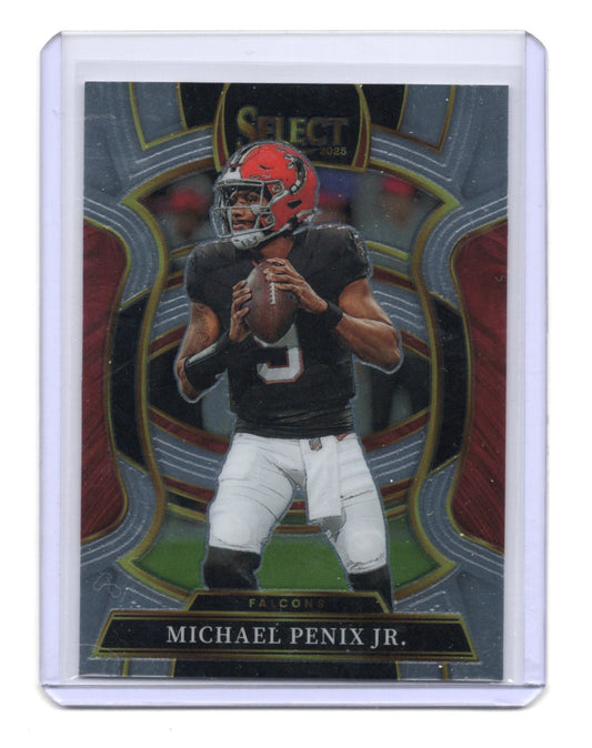 2025 Panini Select Michael Penix Jr. Card Atlanta Falcons #46