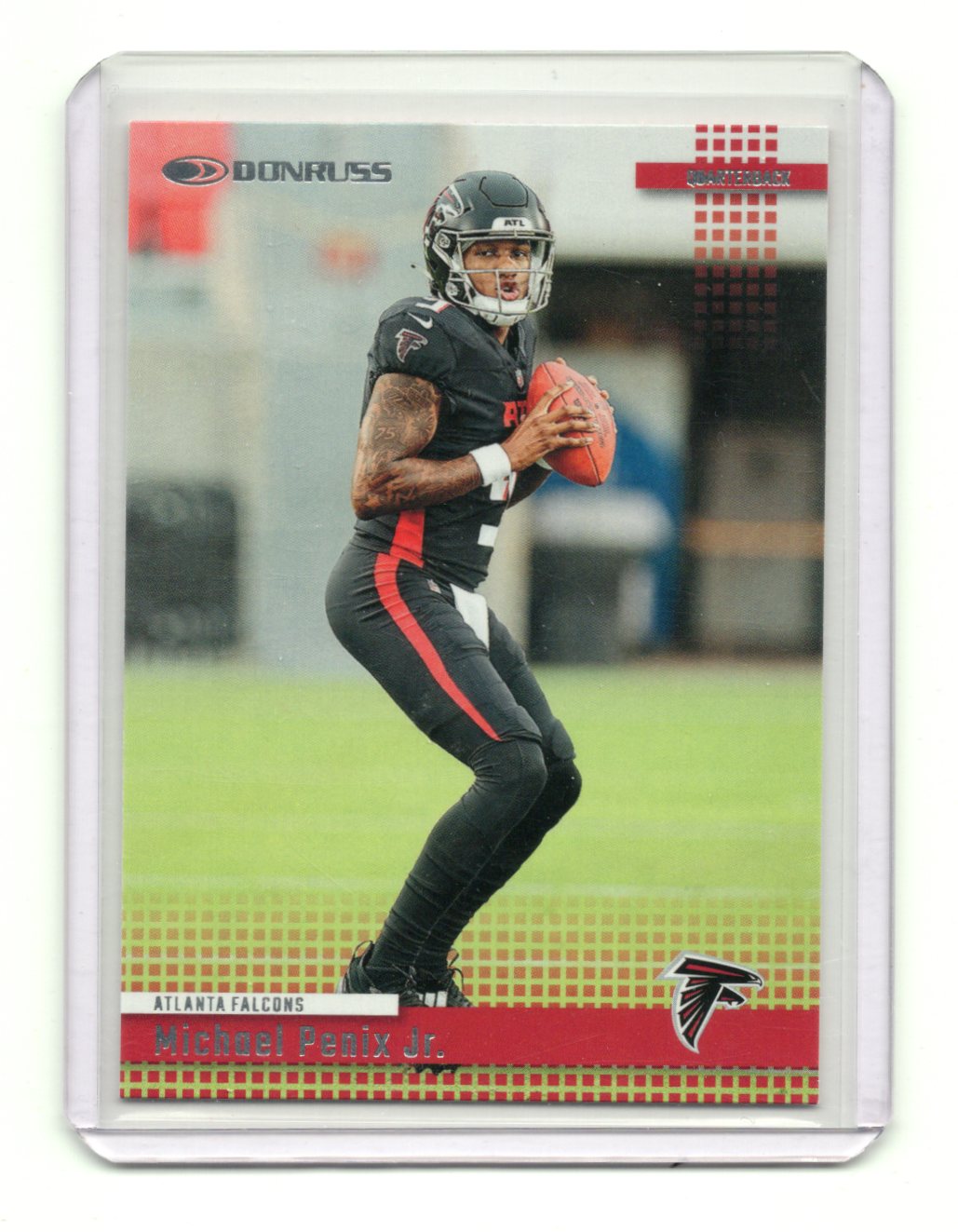 2024 Donruss Michael Penix Jr. Card Retro 2004 Atlanta Falcons #25