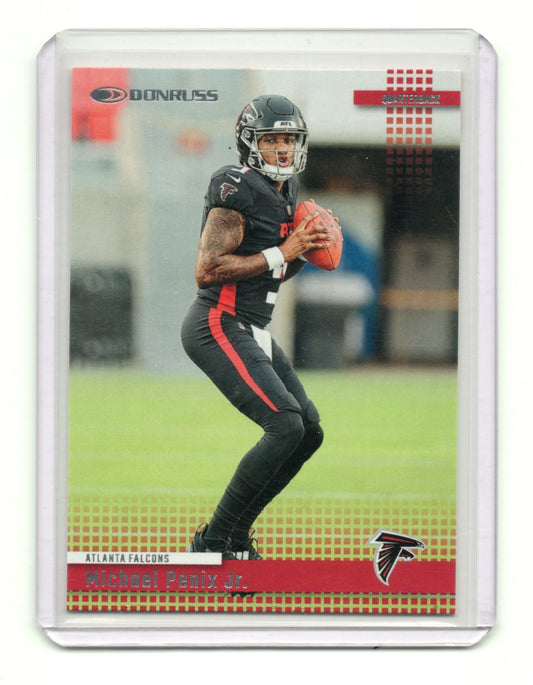2024 Donruss Michael Penix Jr. Card Retro 2004 Atlanta Falcons #25
