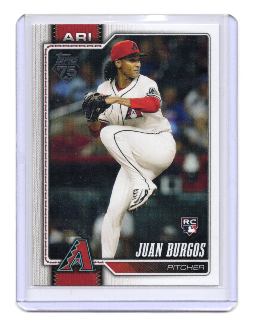 2026 Topps Juan Burgos Card RC Arizona Diamondbacks #102