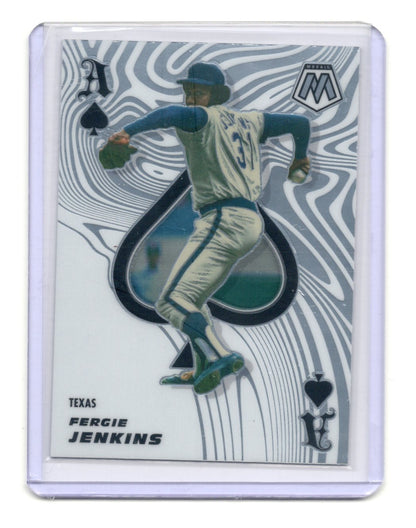 2021 Panini Mosaic Fergie Jenkins Card Aces Texas Rangers #ACE2