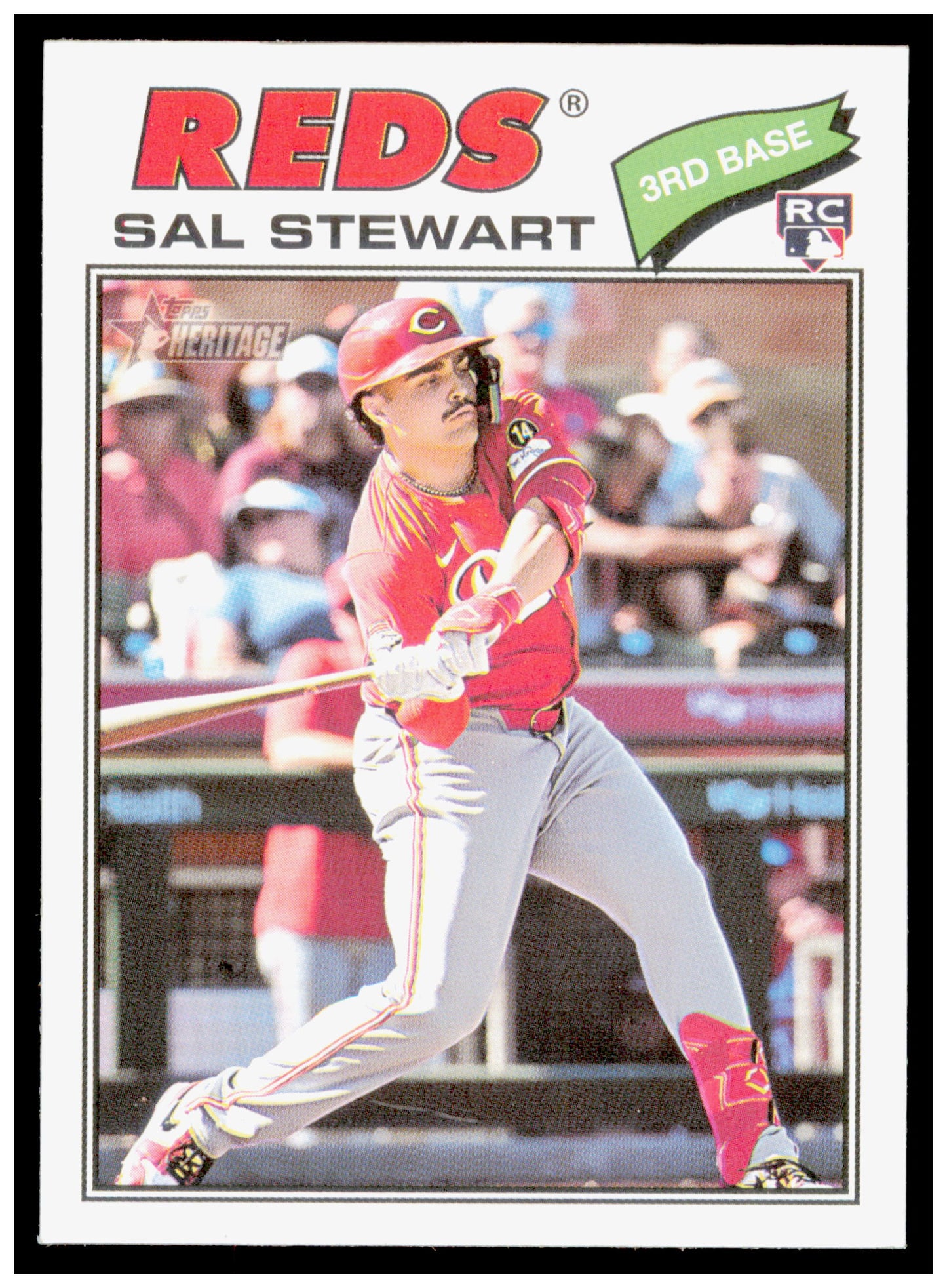 2026 Topps Heritage Sal Stewart Card RC Cincinnati Reds #221