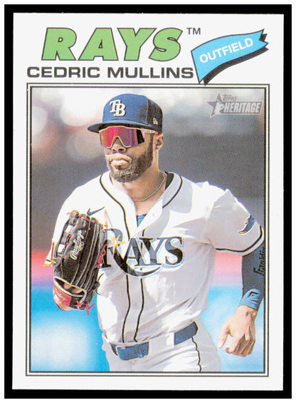 2026 Topps Heritage Cedric Mullins Card Tampa Bay Rays #284
