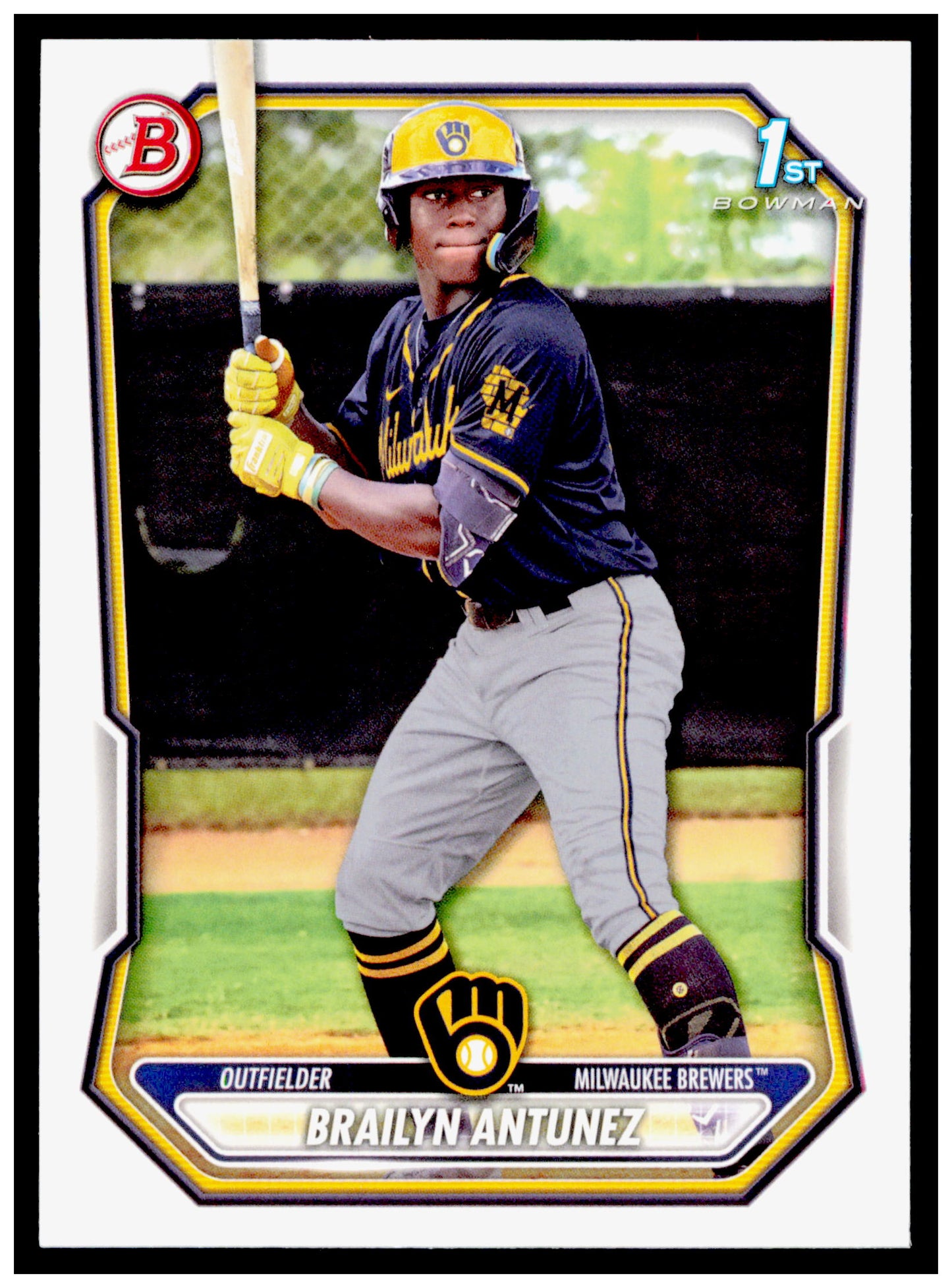 2026 Bowman Brailyn Antunez Card Prospects Milwaukee Brewers #BP-41