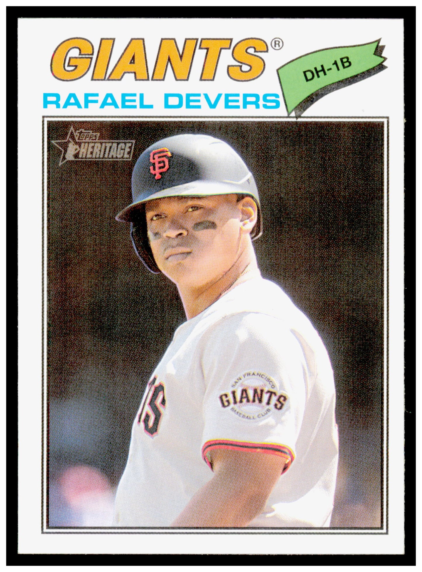 2026 Topps Heritage Rafael Devers Card San Francisco Giants #62