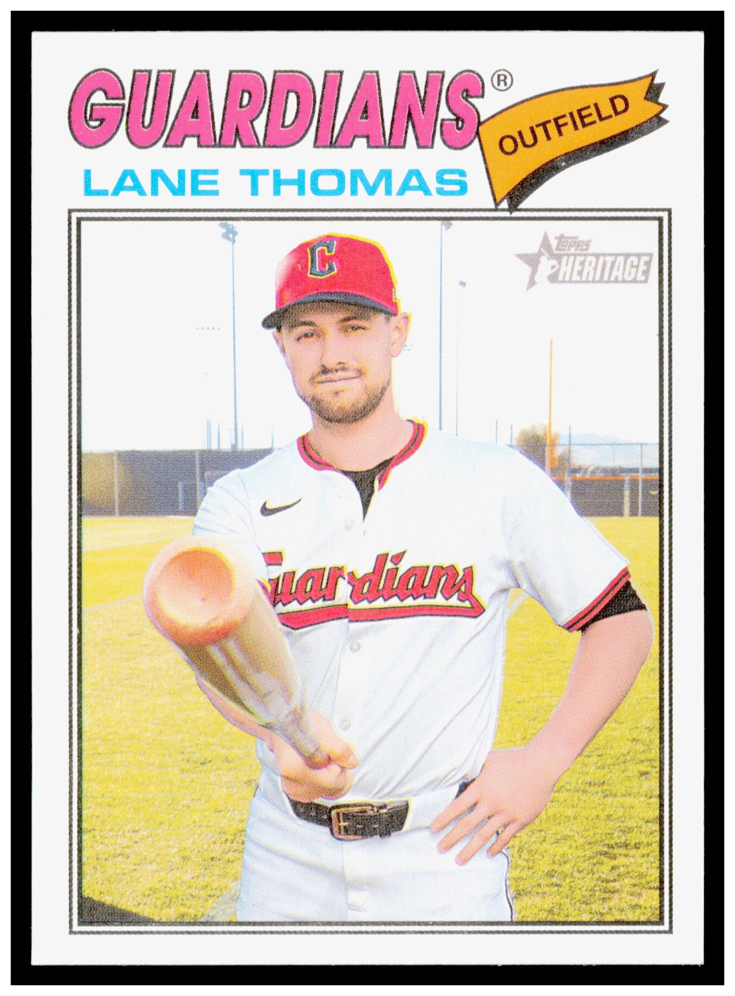 2026 Topps Heritage Lane Thomas Card Cleveland Guardians #285