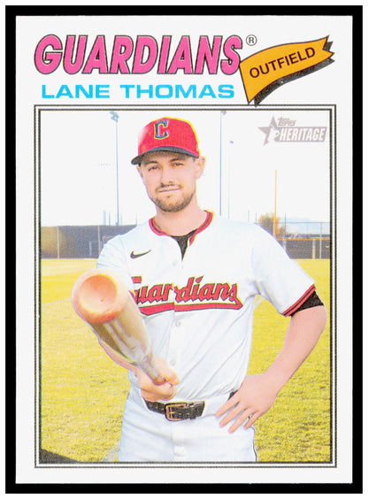 2026 Topps Heritage Lane Thomas Card Cleveland Guardians #285