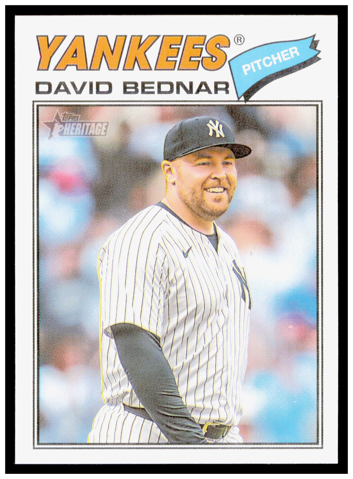 2026 Topps Heritage David Bednar Card New York Yankees #207