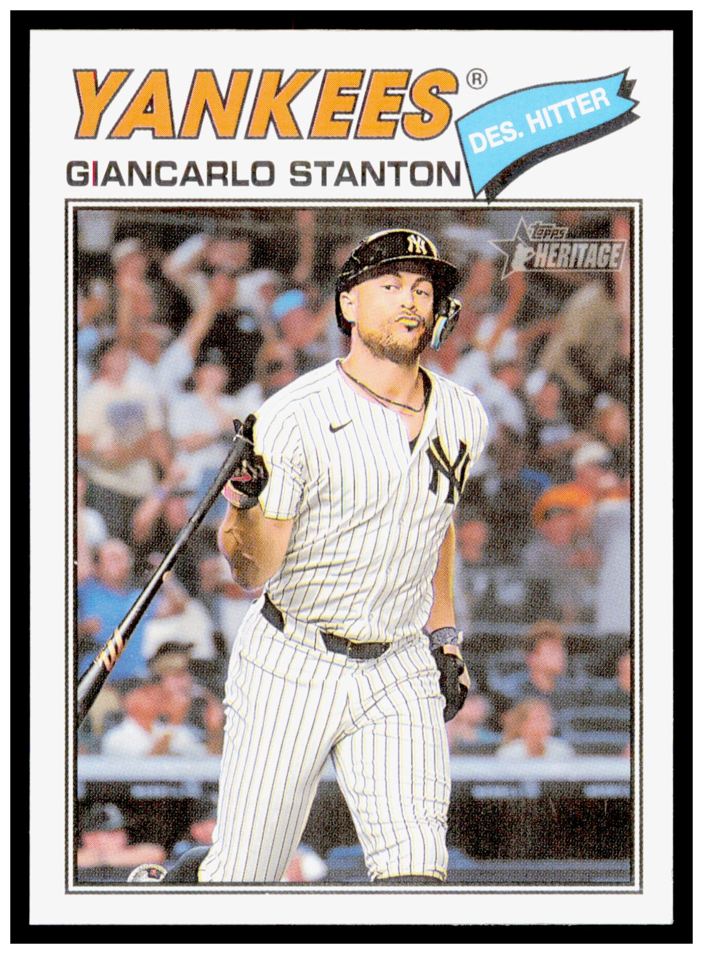 2026 Topps Heritage Giancarlo Stanton Card New York Yankees #250