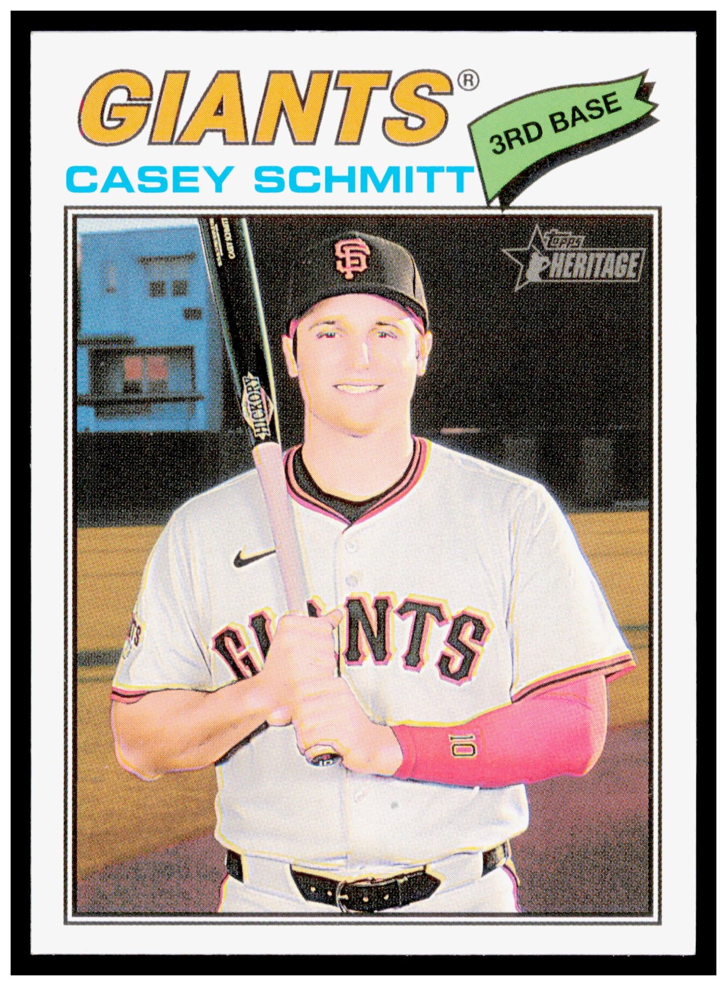 2026 Topps Heritage Casey Schmitt Card San Francisco Giants #27