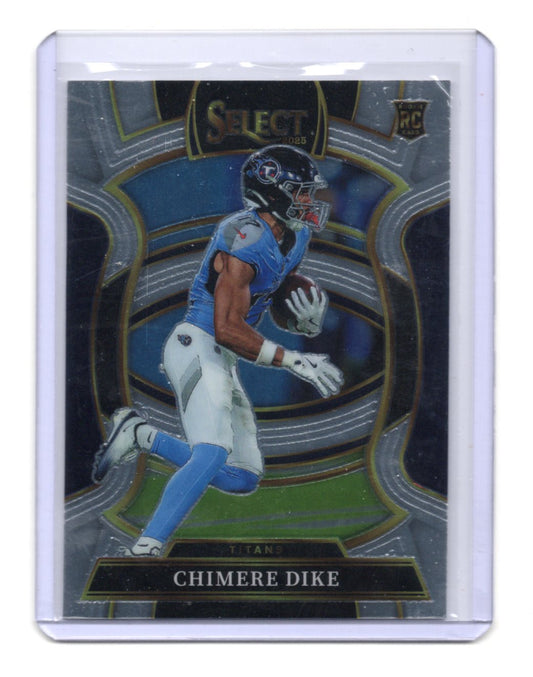 2025 Panini Select Chimere Dike Card Tennessee Titans #27