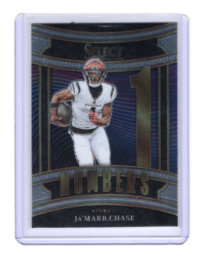 2025 Panini Select Ja'Marr Chase Card Select Numbers Cincinnati Bengals #3