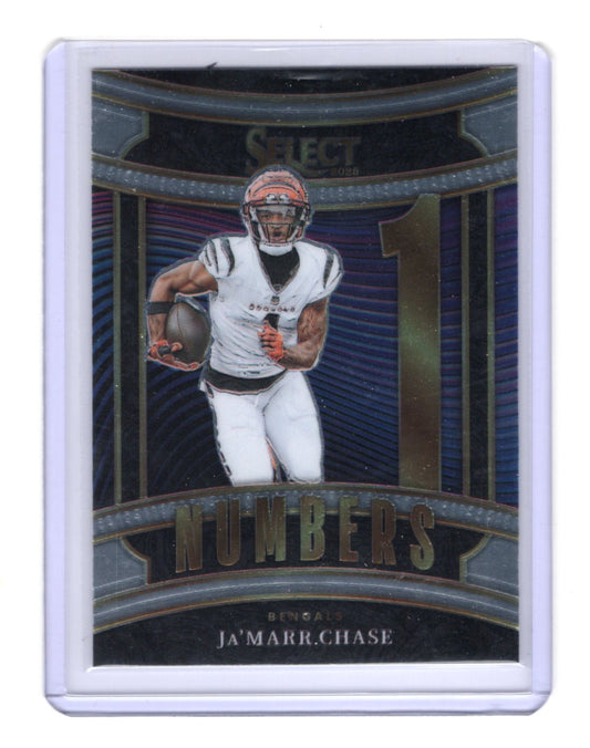2025 Panini Select Ja'Marr Chase Card Select Numbers Cincinnati Bengals #3