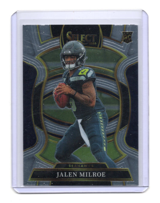 2025 Panini Select Jalen Milroe Card Seattle Seahawks #14