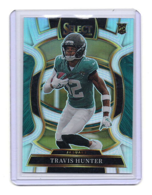2025 Panini Select Travis Hunter Card Silver Prizm RC Jacksonville Jaguars #28