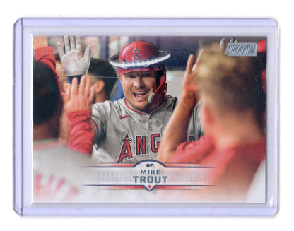 2025 Stadium Club Mike Trout Card Los Angeles Angels #32