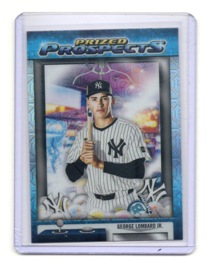 2025 Bowman Draft George Lombard Jr. Card Prized Prospects  Yankees #PP-3