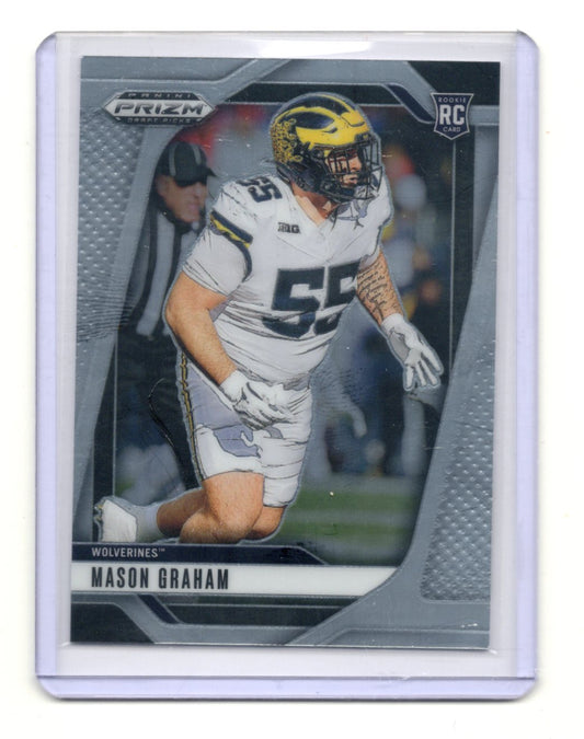 2025 Panini Prizm Draft Picks Mason Graham Card Prizms Purple Wave Michigan