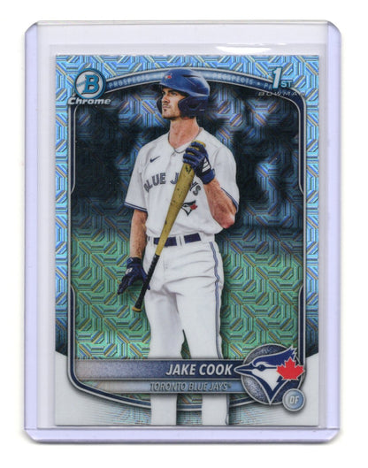 2025 Bowman Draft Jake Cook Card Chrome Mojo Refractor Toronto #BDC-97