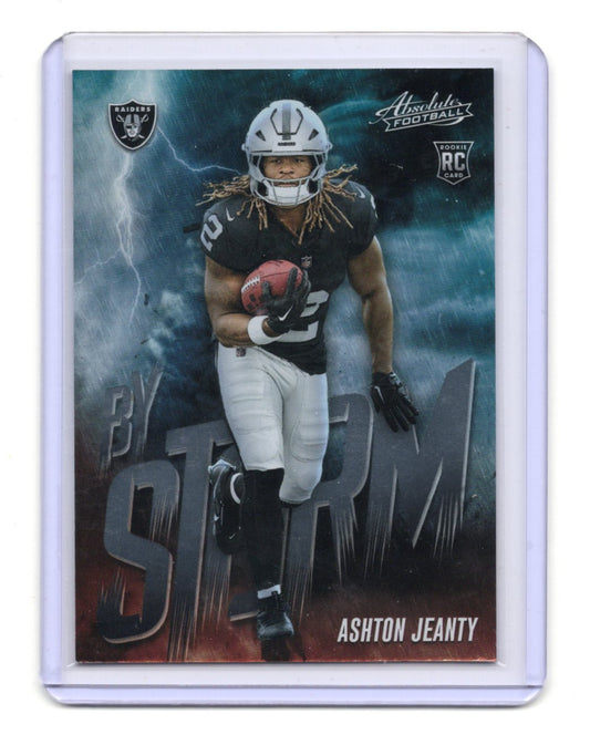 2025 Panini Absolute Ashton Jeanty Card By Storm Las Vegas Raiders #1