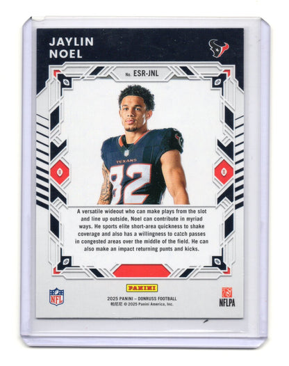 2025 Donruss Jaylin Noel Card The Elite Series Rookies Houston Texans #ESR-JNL