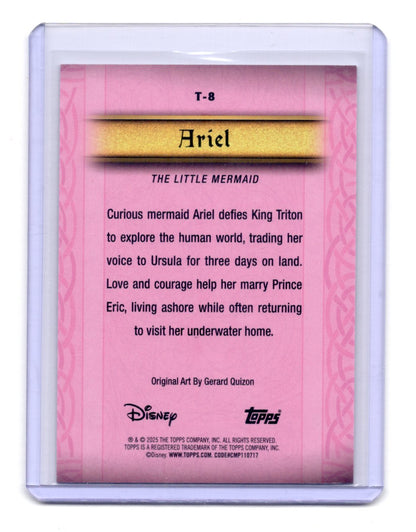 2025 Topps Disney Wonder Ariel Card Tapestries #T-8
