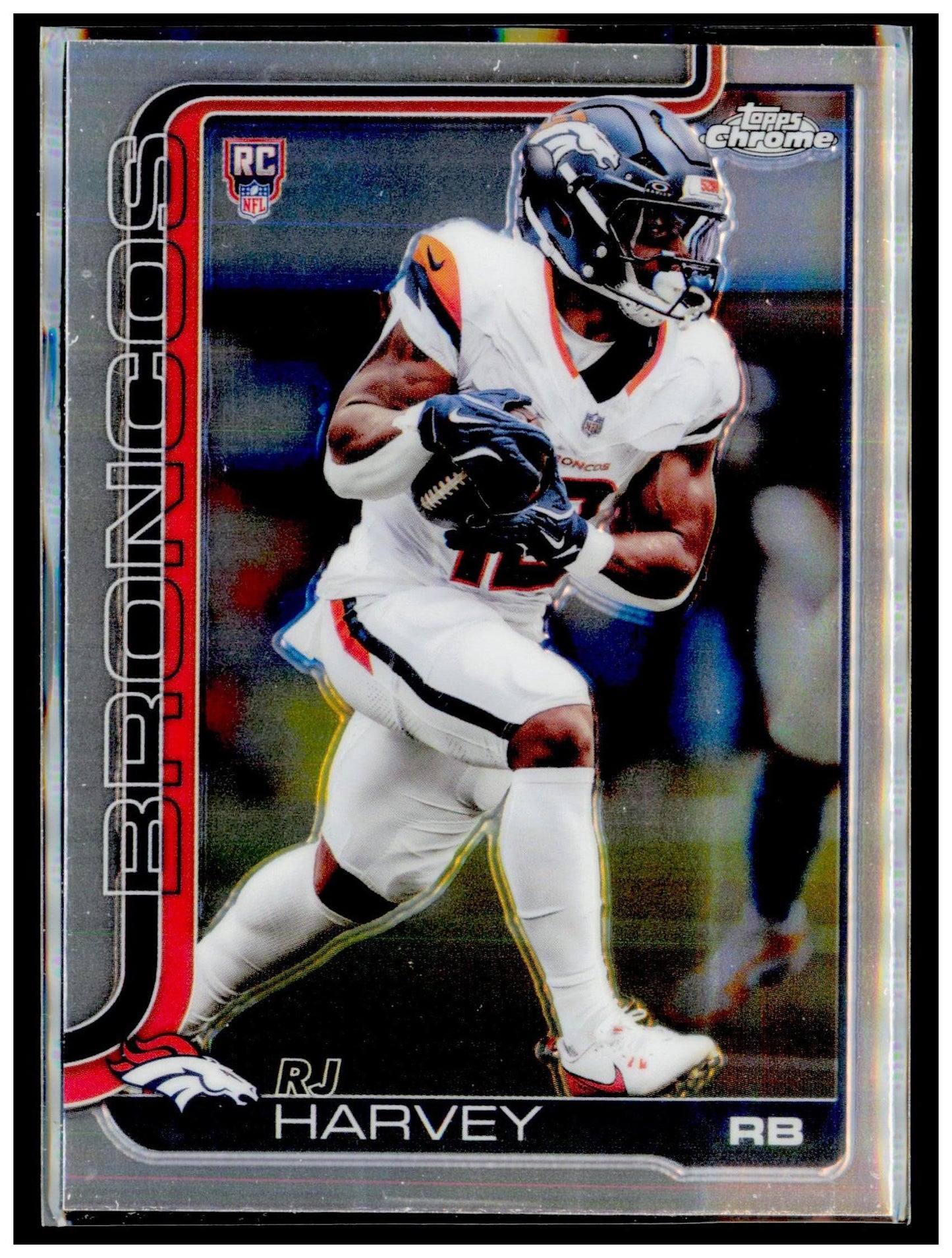 2025 Topps Chrome RJ Harvey Card RC Denver Broncos #330