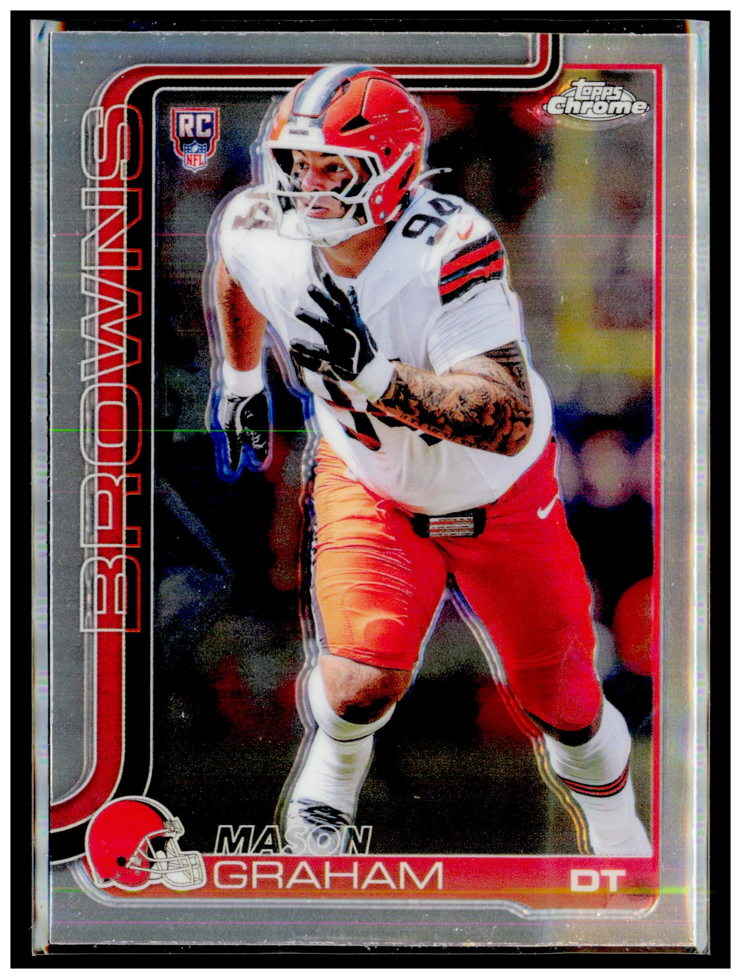 2025 Topps Chrome Mason Graham Card RC Cleveland Browns #302