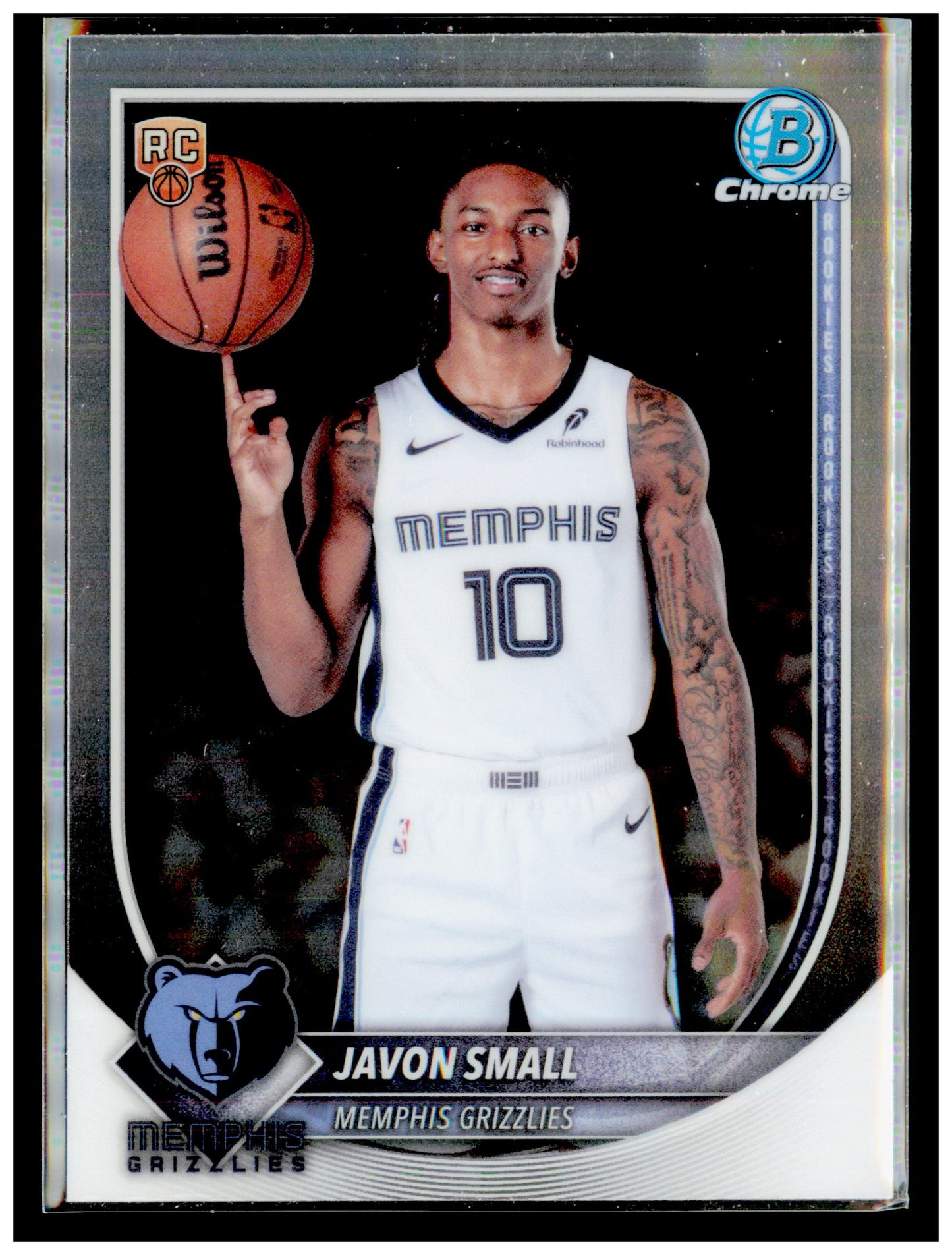 2025-26 Bowman Javon Small Card RC Memphis Grizzlies #46