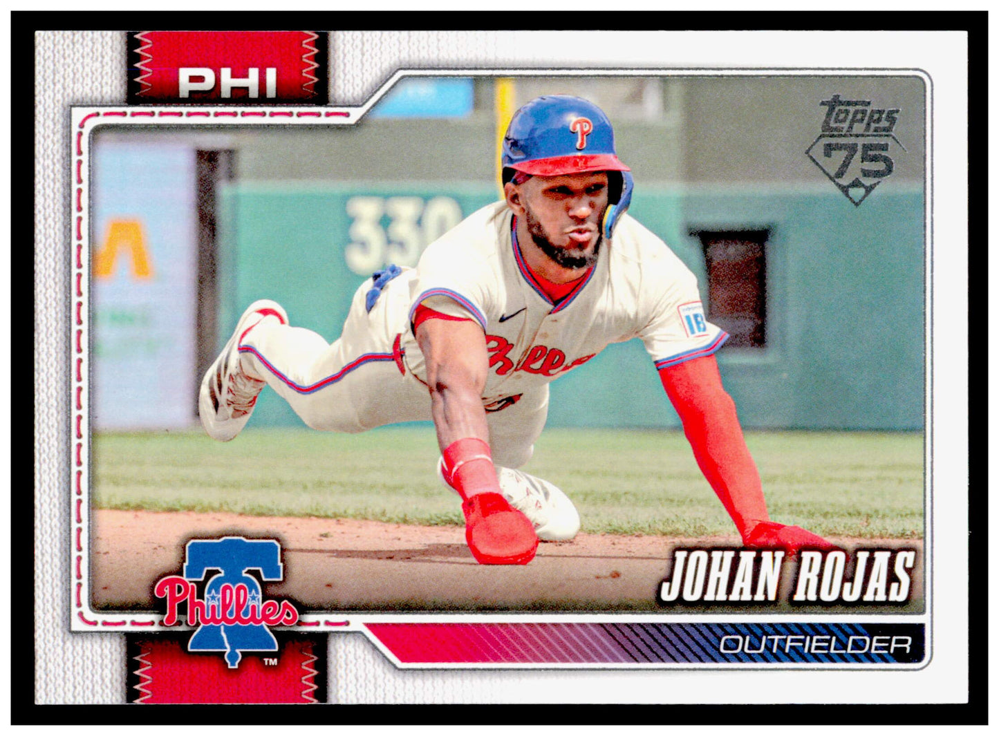 2026 Topps Johan Rojas Card Philadelphia Phillies #637