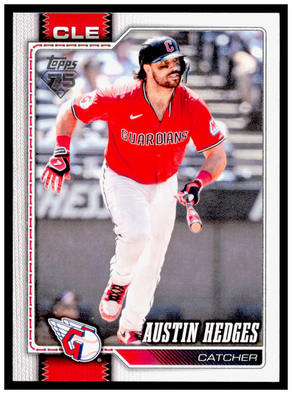 2026 Topps Austin Hedges Card Cleveland Guardians #545