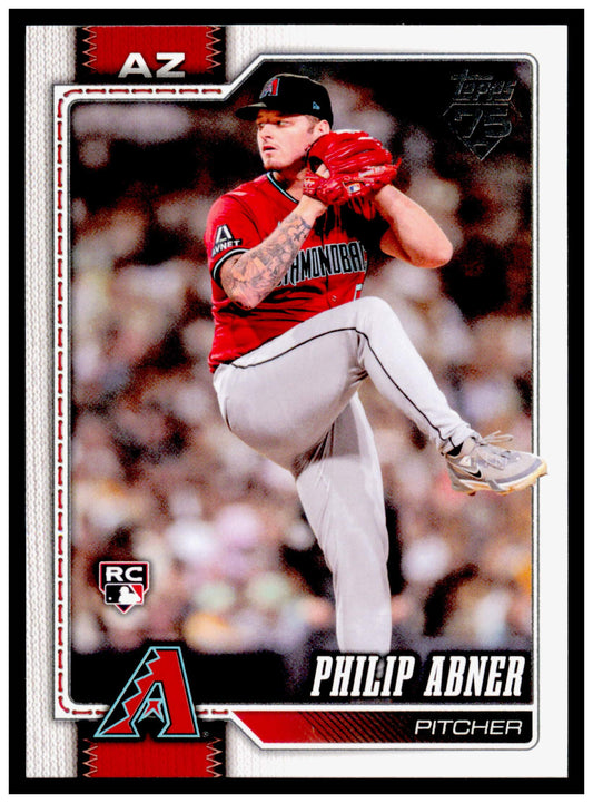 2026 Topps Philip Abner Card RC Arizona Diamondbacks #510