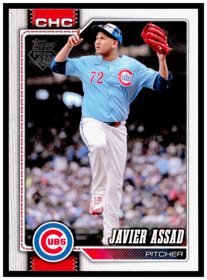 2026 Topps Javier Assad Card Chicago Cubs #535