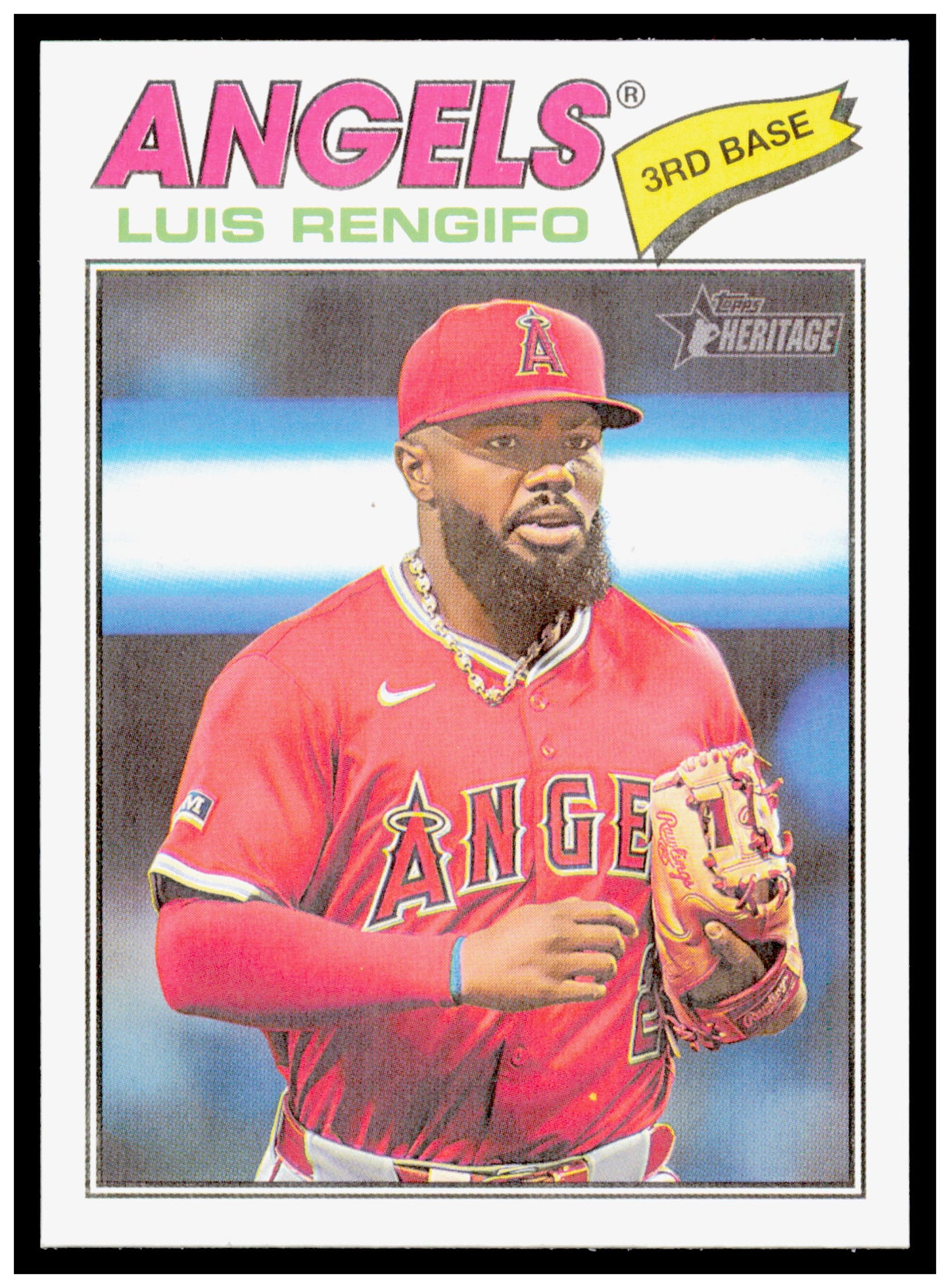 2026 Topps Heritage Luis Rengifo Card Los Angeles Angels #149