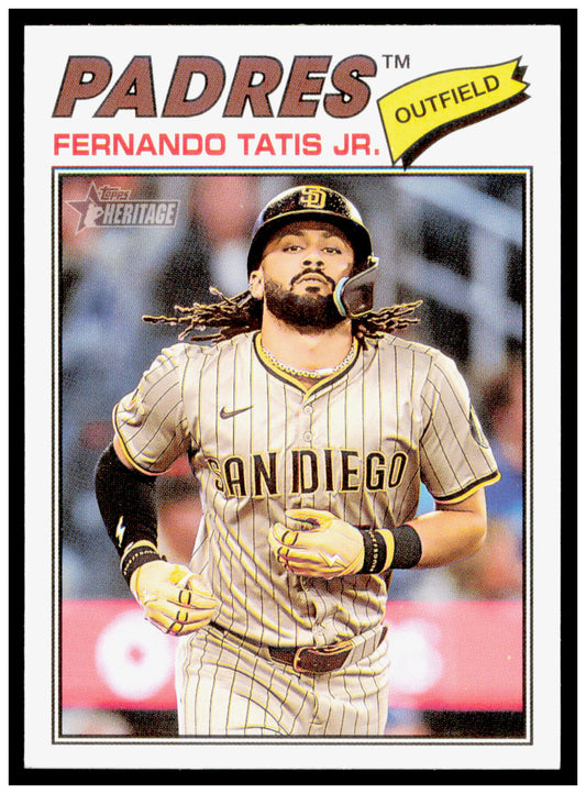 2026 Topps Heritage Fernando Tatis Jr. Card San Diego Padres #322
